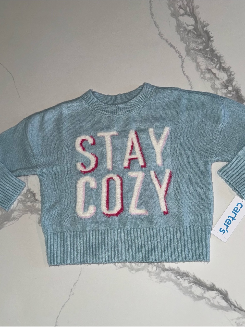 Carter's Stay Cozy Girls’ Soft Sweater Size 4